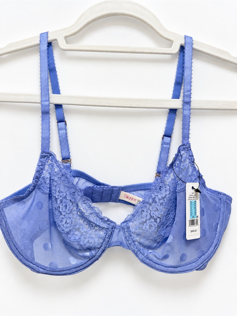 Skarlett Blue Dare Lavender Unlined Underwire Bra 34C NWT